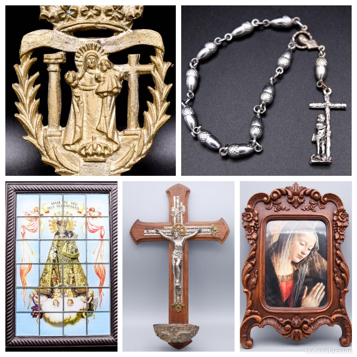 Antig&uuml;edades: Crucifijo, rosario e iconos - Foto 1