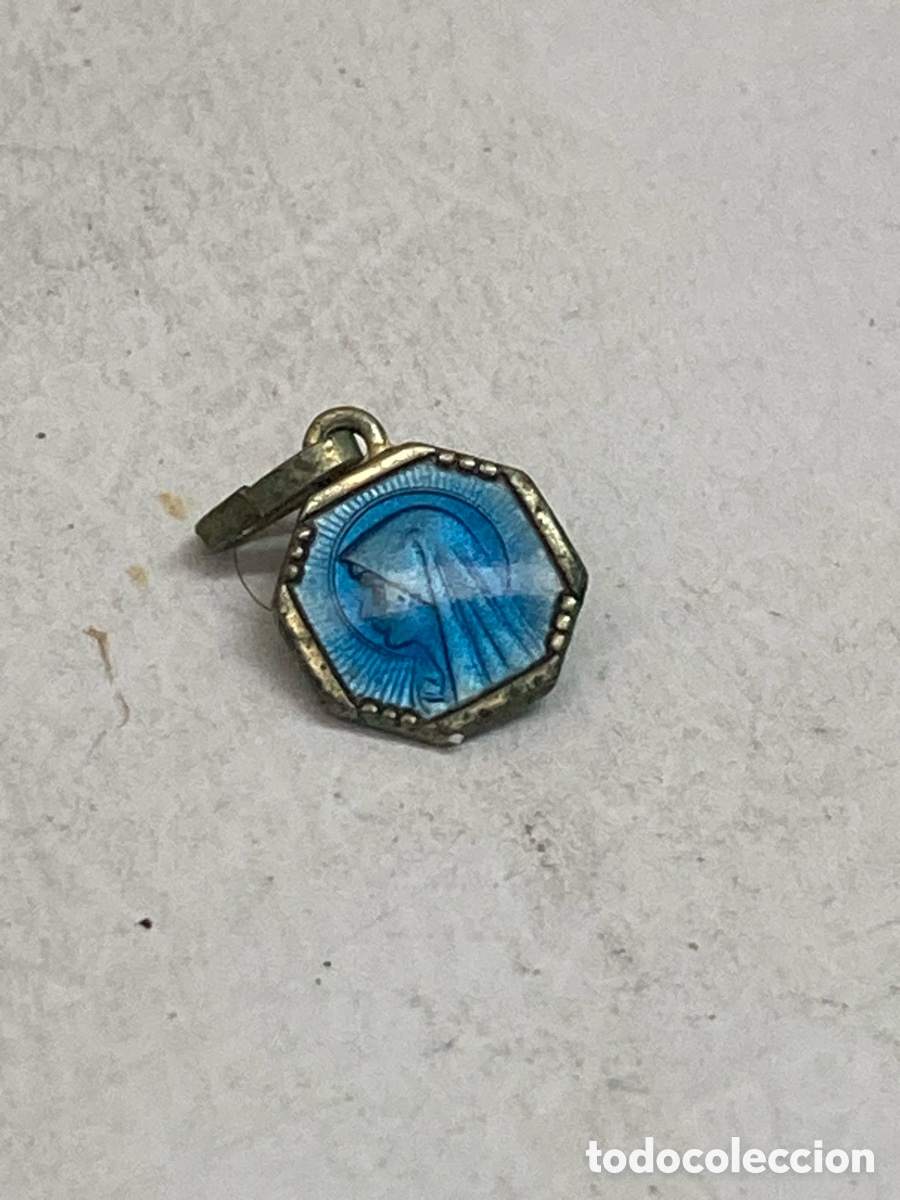 Antig&uuml;edades: Medalla de plata religiosa C419 - Foto 1