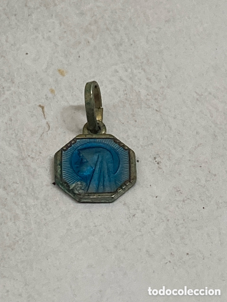 Antig&uuml;edades: Medalla de plata religiosa C419 - Foto 1