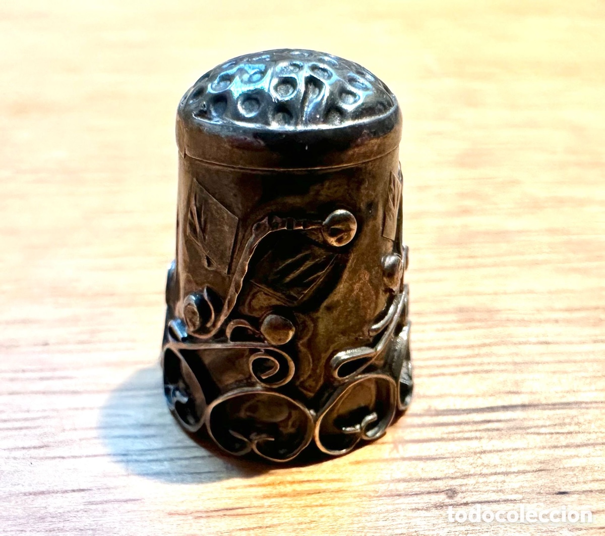 Antig&uuml;edades: Colecci&oacute;n dedales de plata SXVIII - Foto 4
