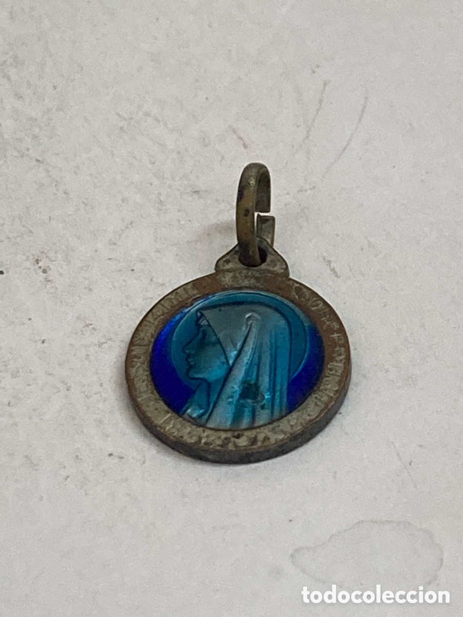 Antig&uuml;edades: Medalla de plata religiosa C419 - Foto 1