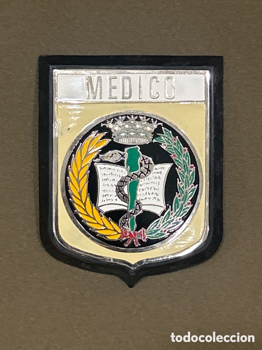 Antiguidades: PLACA O PARCHE DISTINTIVO DE M&Eacute;DICO ESPECIALISTA DEL CUERPO DE SANIDAD MILITAR ESPA&Ntilde;OL **VER FOTOS**