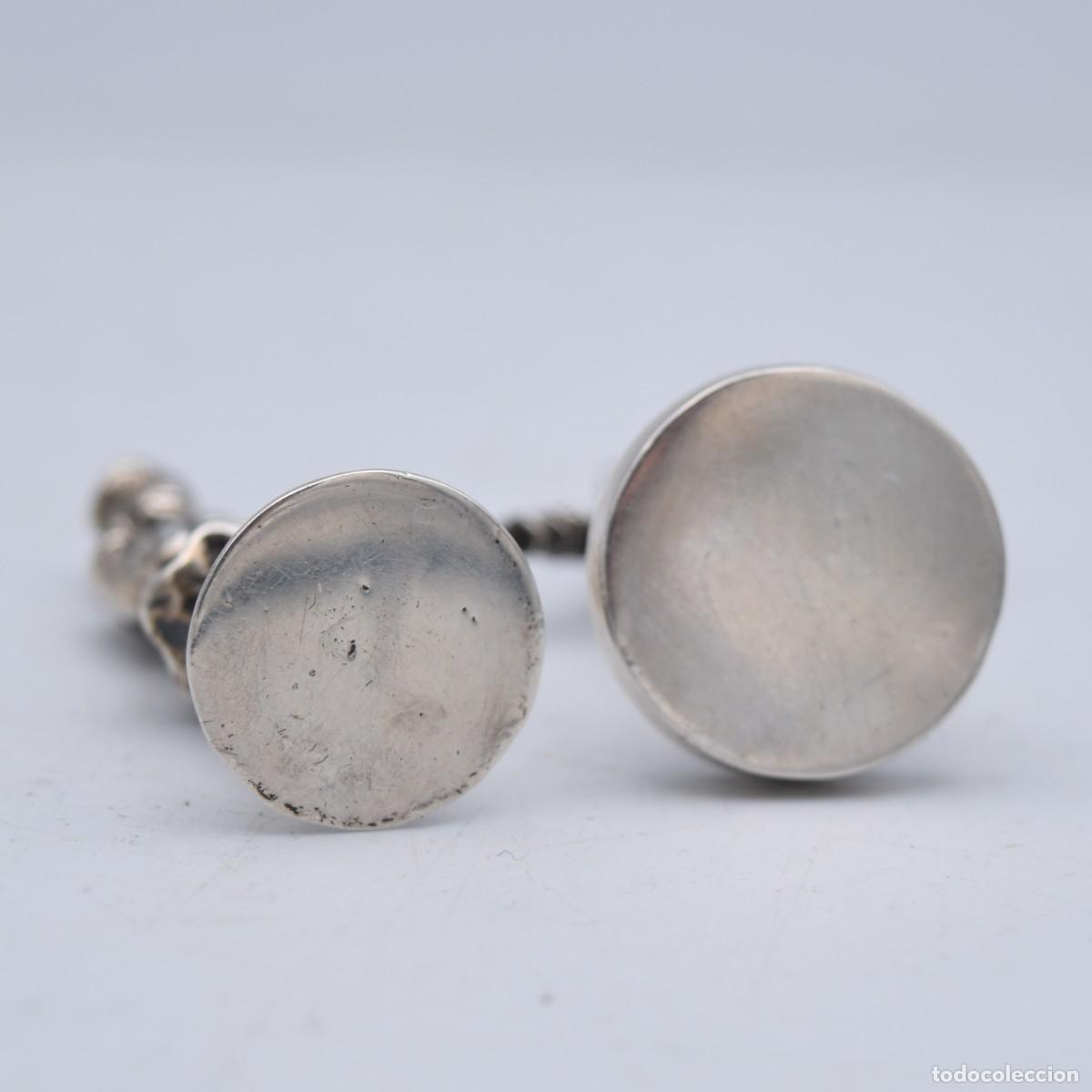 Antig&uuml;edades: Esculturas de plata - Noble y paje - Foto 12