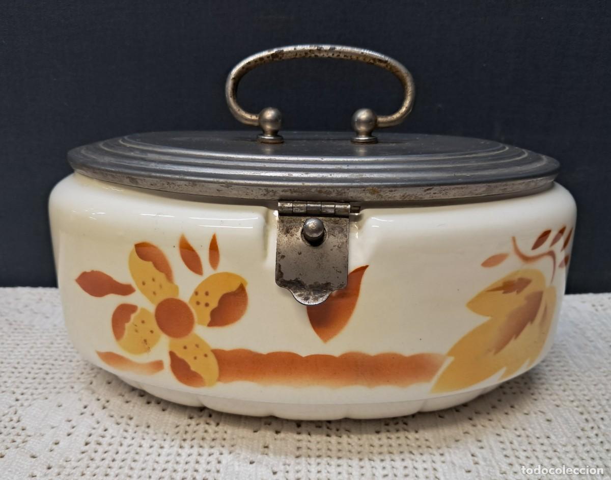 Antig&uuml;edades: TARRO ANTIGUO PARA GALLETAS - Foto 1