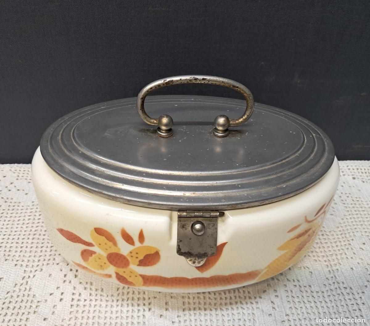 Antig&uuml;edades: TARRO ANTIGUO PARA GALLETAS - Foto 2