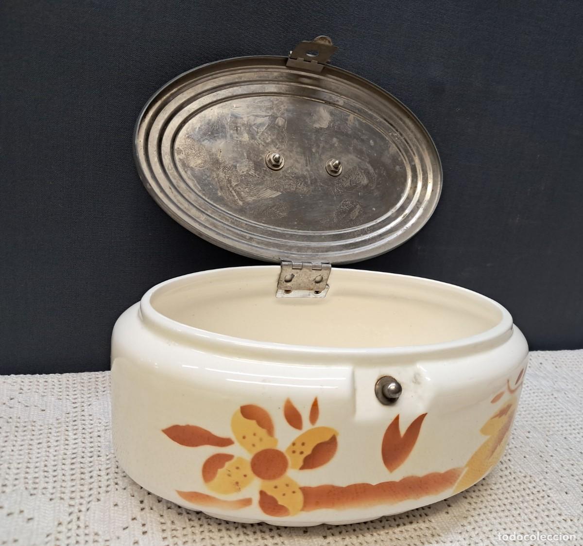 Antig&uuml;edades: TARRO ANTIGUO PARA GALLETAS - Foto 3