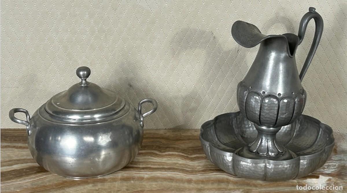 Antig&uuml;edades: Aguamanil Jofaina Y Sopera - Foto 7