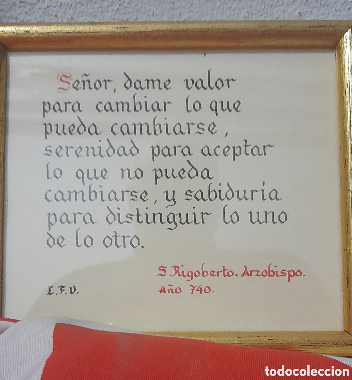 Antig&uuml;edades: Leyenda frase enmarcada - Foto 2