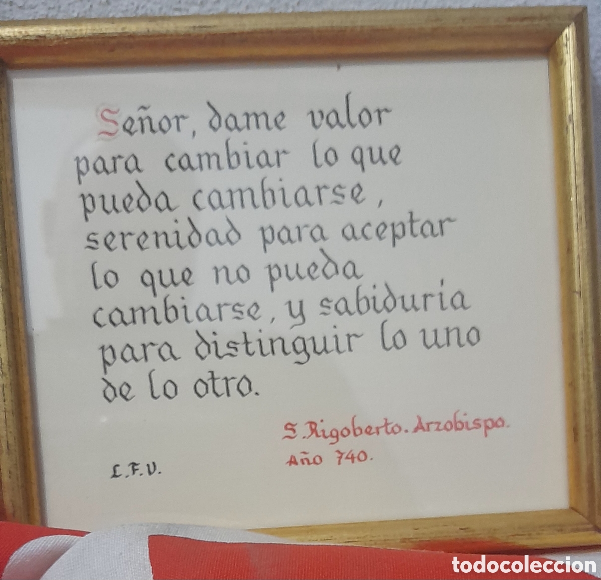 Antig&uuml;edades: Leyenda frase enmarcada - Foto 4