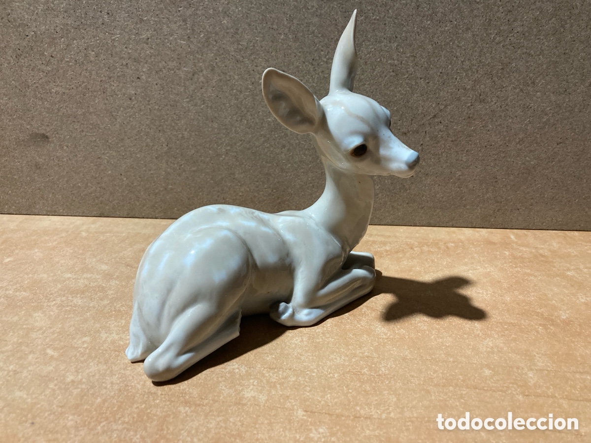 Antig&uuml;edades: Cervatillo porcelana Lladr&oacute; - Foto 2