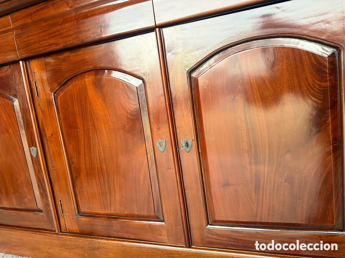 Antig&uuml;edades: Buffet victoriano en caoba maciza - Foto 10