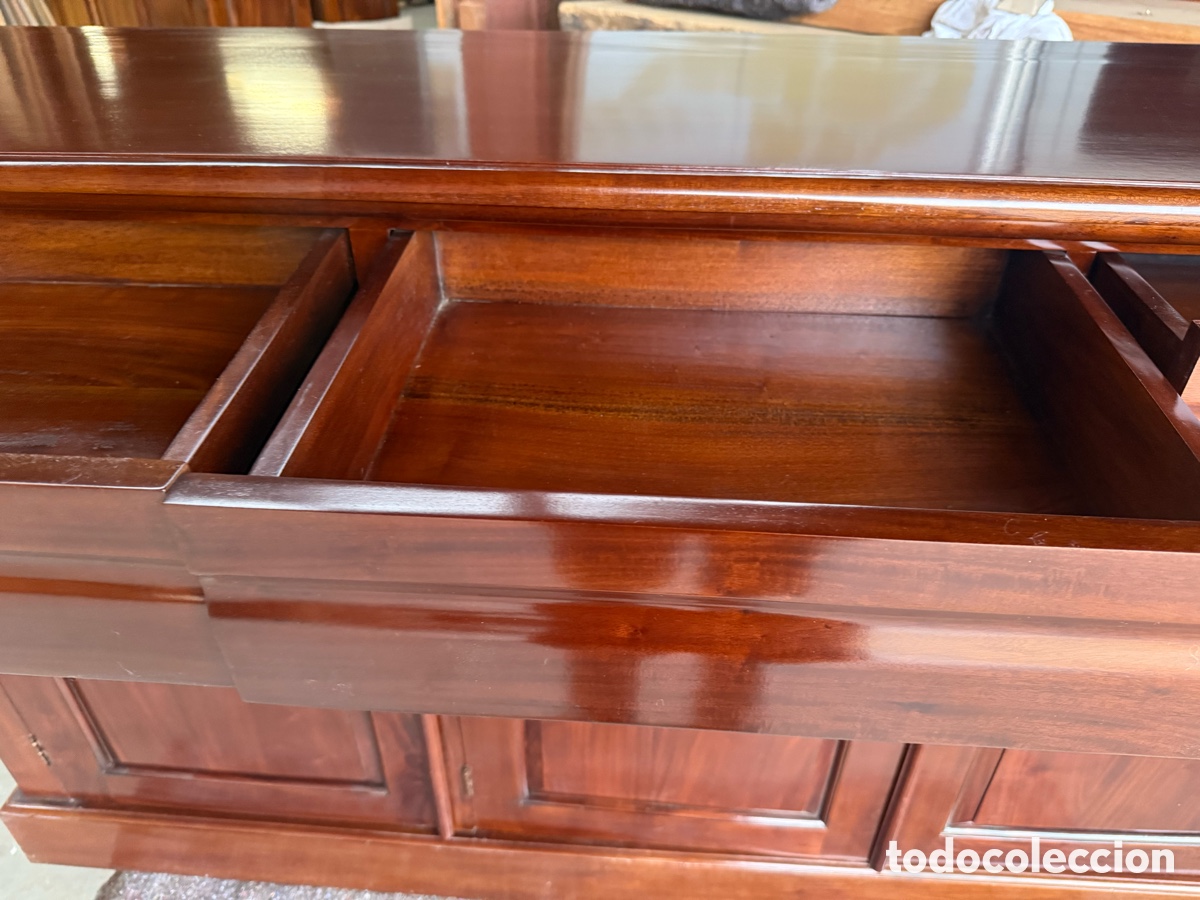 Antig&uuml;edades: Buffet victoriano en caoba maciza - Foto 16