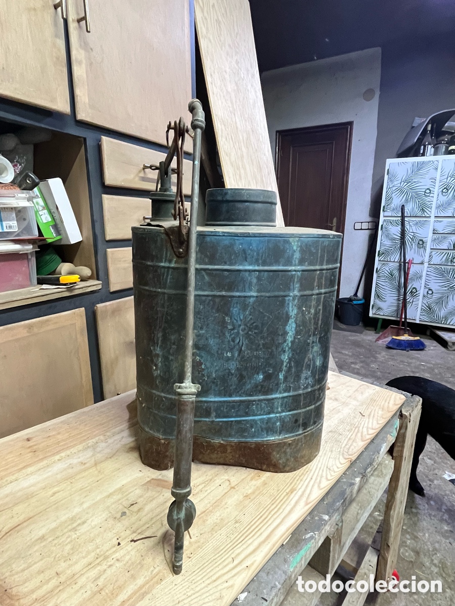 Antig&uuml;edades: Antigua sulfatadora de cobre - Foto 1