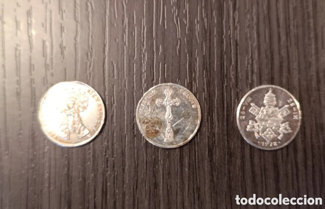 Antig&uuml;edades: Lote 10 Objetos Art&iacute;culos Eclesi&aacute;sticos - Foto 4