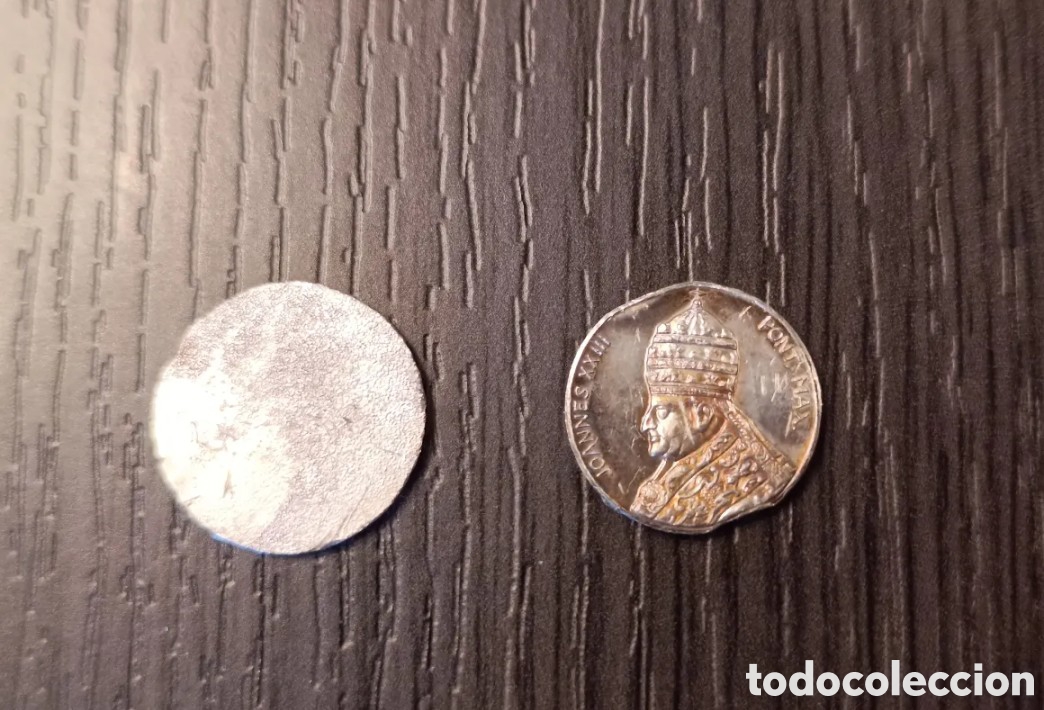 Antig&uuml;edades: Lote 10 Objetos Art&iacute;culos Eclesi&aacute;sticos - Foto 10