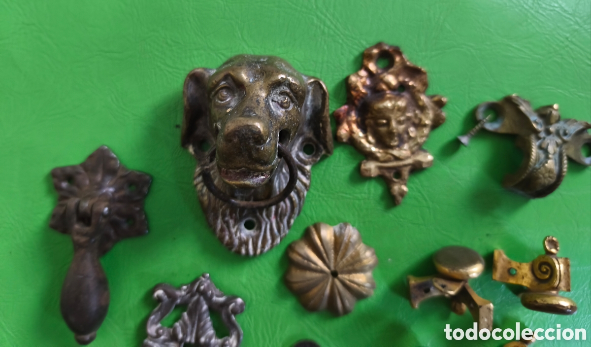 Antig&uuml;edades: LOTE ANTIGUO BRONCE ETC - Foto 2