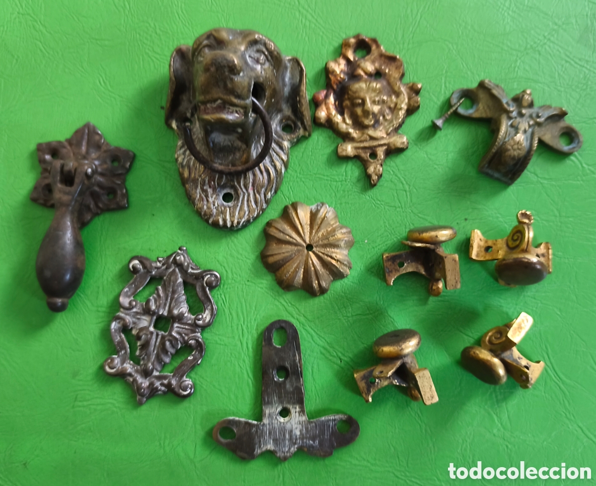 Antig&uuml;edades: LOTE ANTIGUO BRONCE ETC - Foto 1