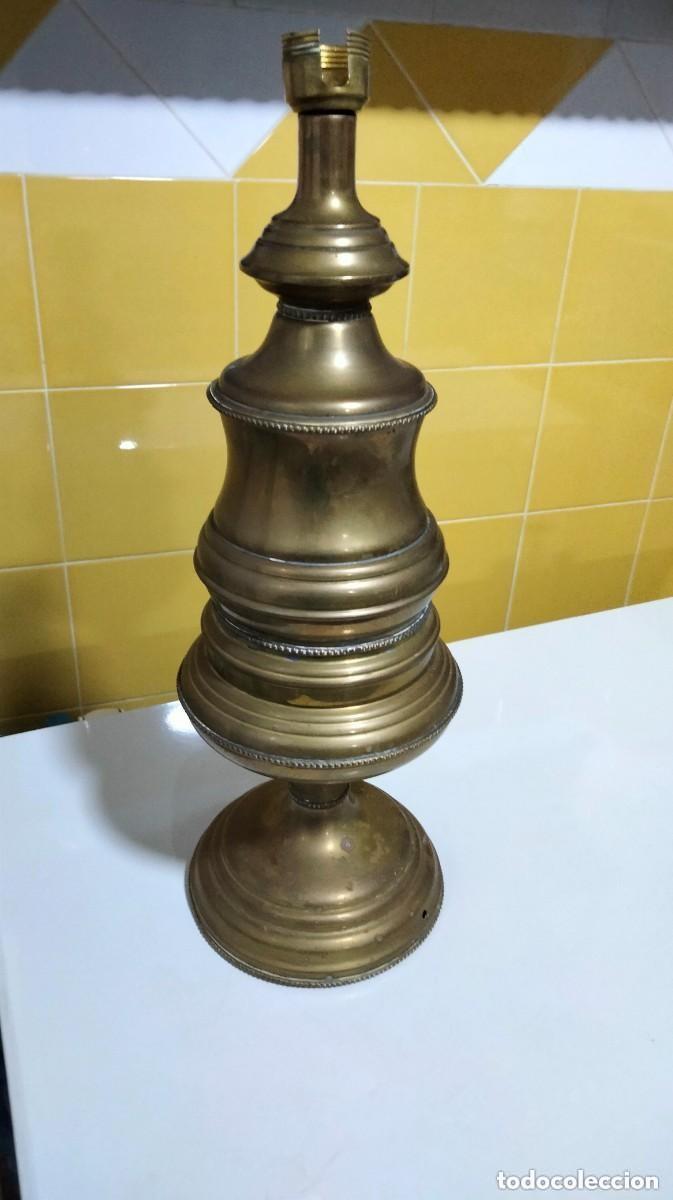 Antig&uuml;edades: antigua lampara de bronce la marca Simon - Foto 1