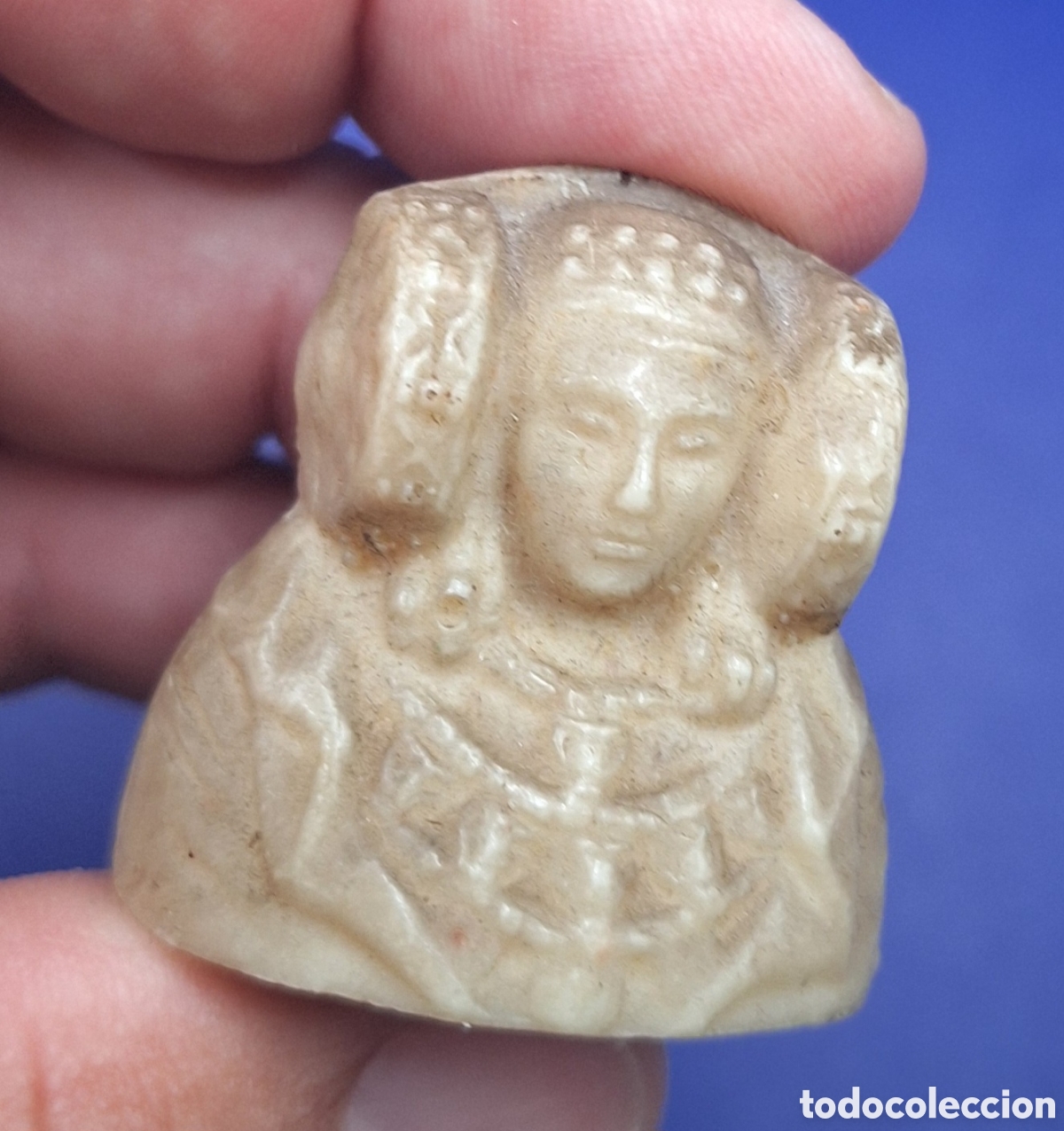 Antig&uuml;edades: Peque&ntilde;a Figura de La Dama de Elche - Foto 8