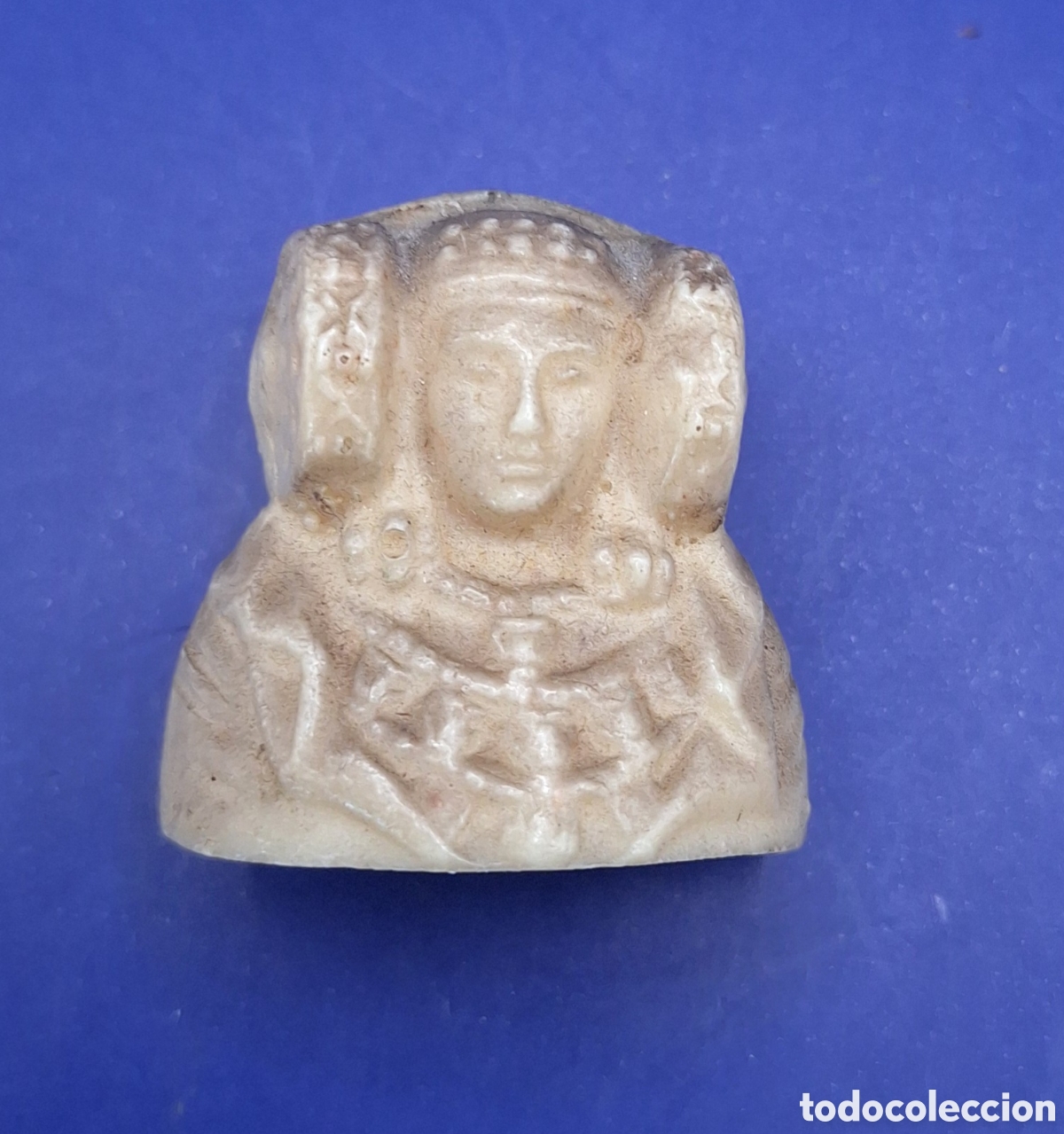 Antig&uuml;edades: Peque&ntilde;a Figura de La Dama de Elche - Foto 1