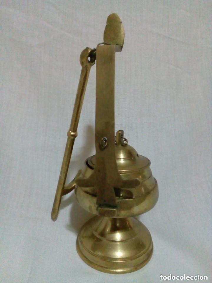 Antig&uuml;edades: CANDIL DE BRONCE-Lampara de Aceite - Foto 4