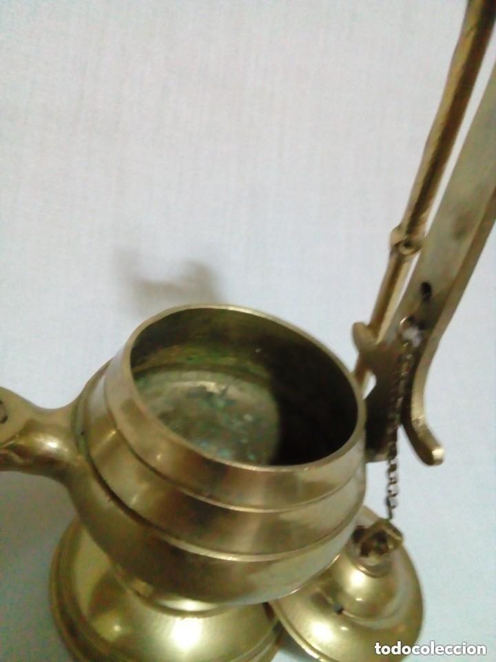 Antig&uuml;edades: CANDIL DE BRONCE-Lampara de Aceite - Foto 6