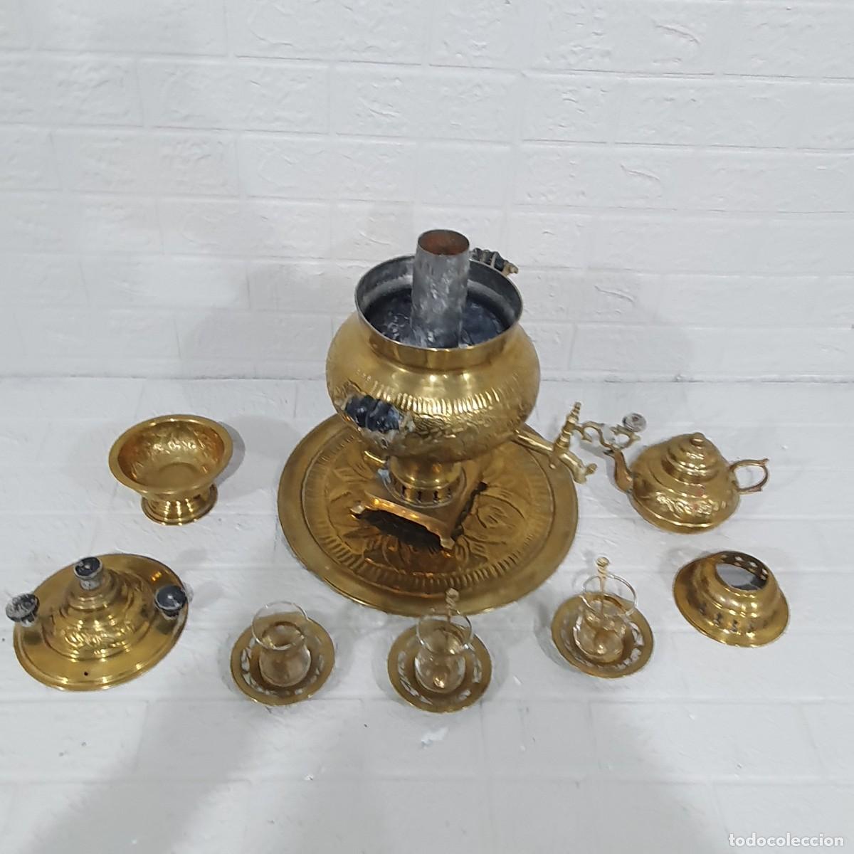 Antig&uuml;edades: Samovar y accesorios a juego - Foto 4
