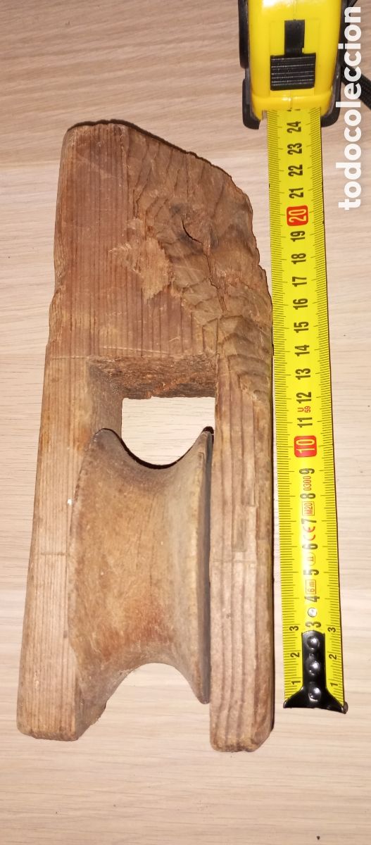 Antig&uuml;edades: Antigua carrucha de madera - Foto 1