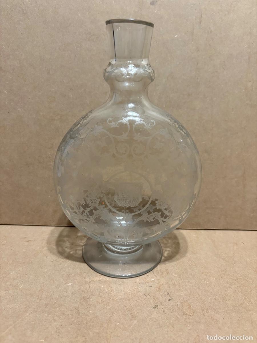 Antig&uuml;edades: Botella de cristal de Bacarrat - Foto 2