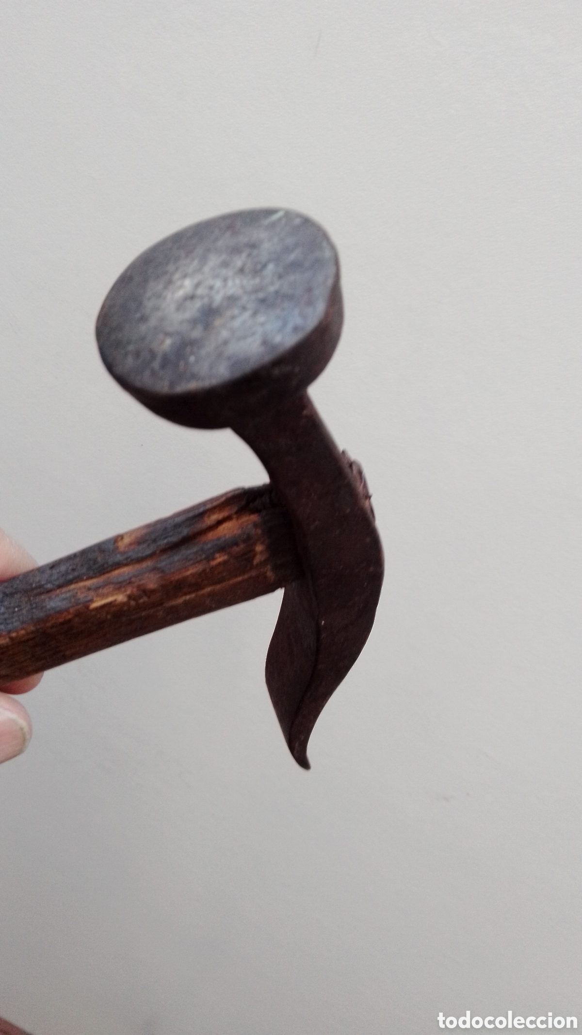 Antig&uuml;edades: ANTIGUO MARTILLO DE ZAPATERO (2) - Foto 3