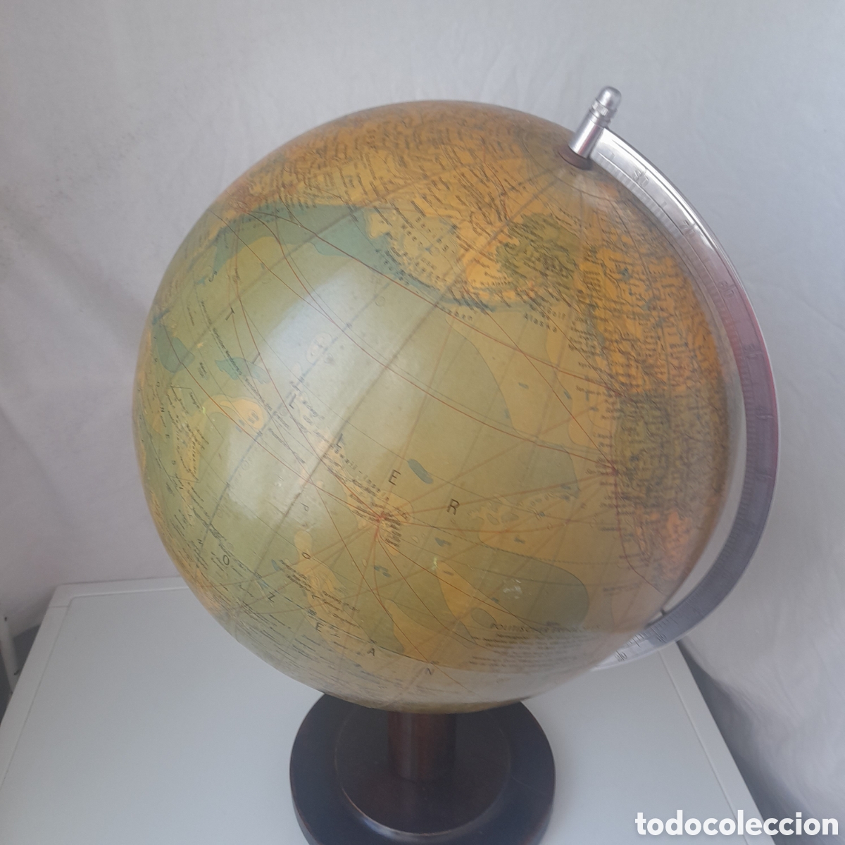 Antig&uuml;edades: GLOBO TERRAQUEO PAUL RATHS - Foto 4