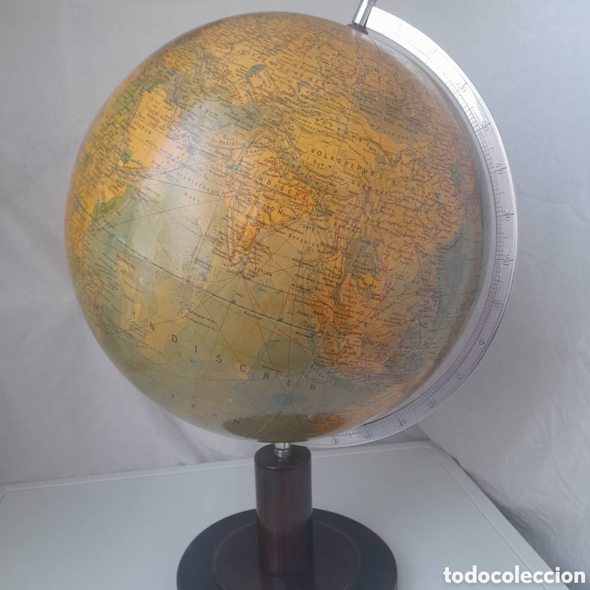 Antig&uuml;edades: GLOBO TERRAQUEO PAUL RATHS - Foto 8