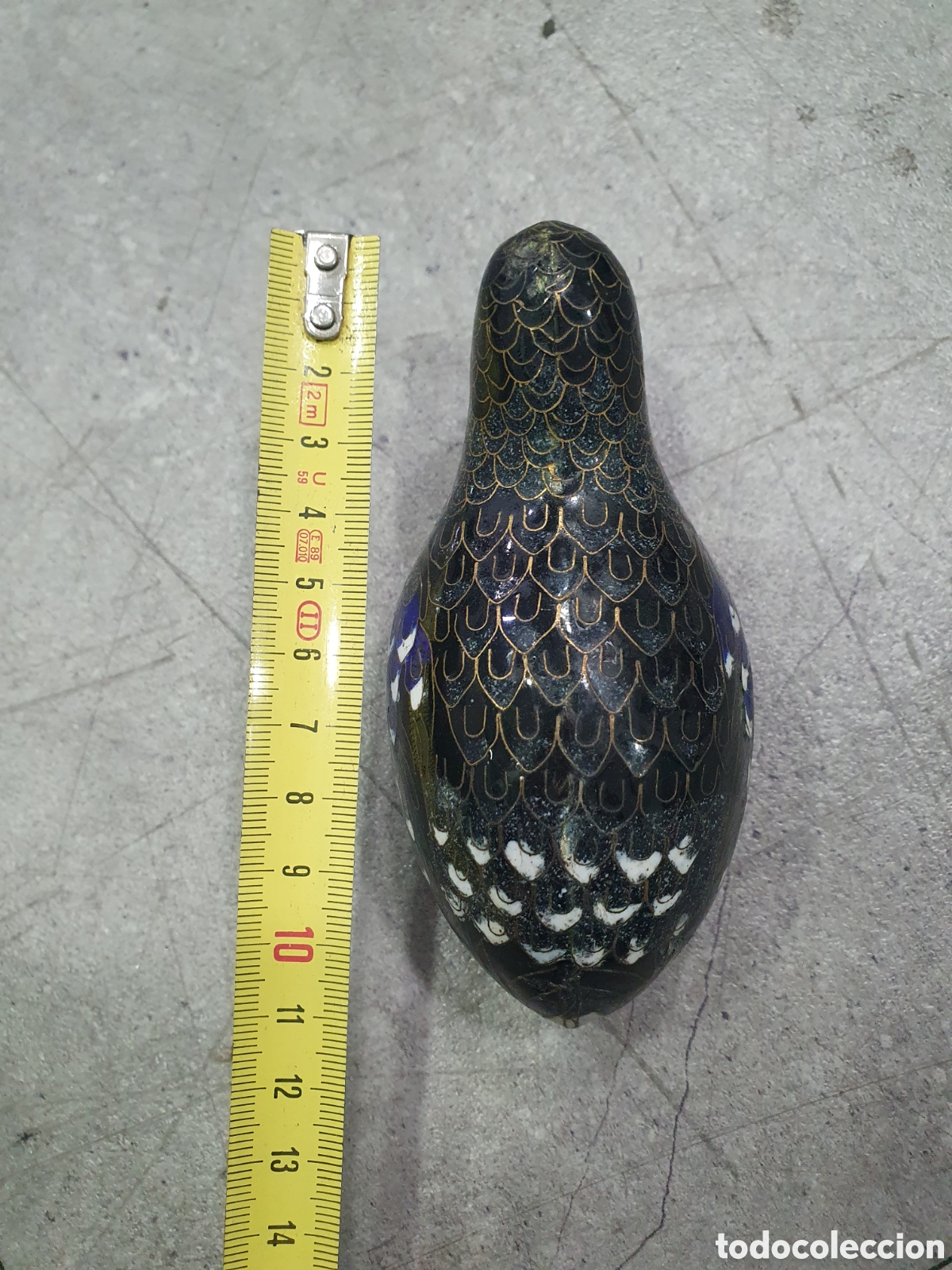 Antig&uuml;edades: Pato en Cloisonn&eacute;. (L91) - Foto 3