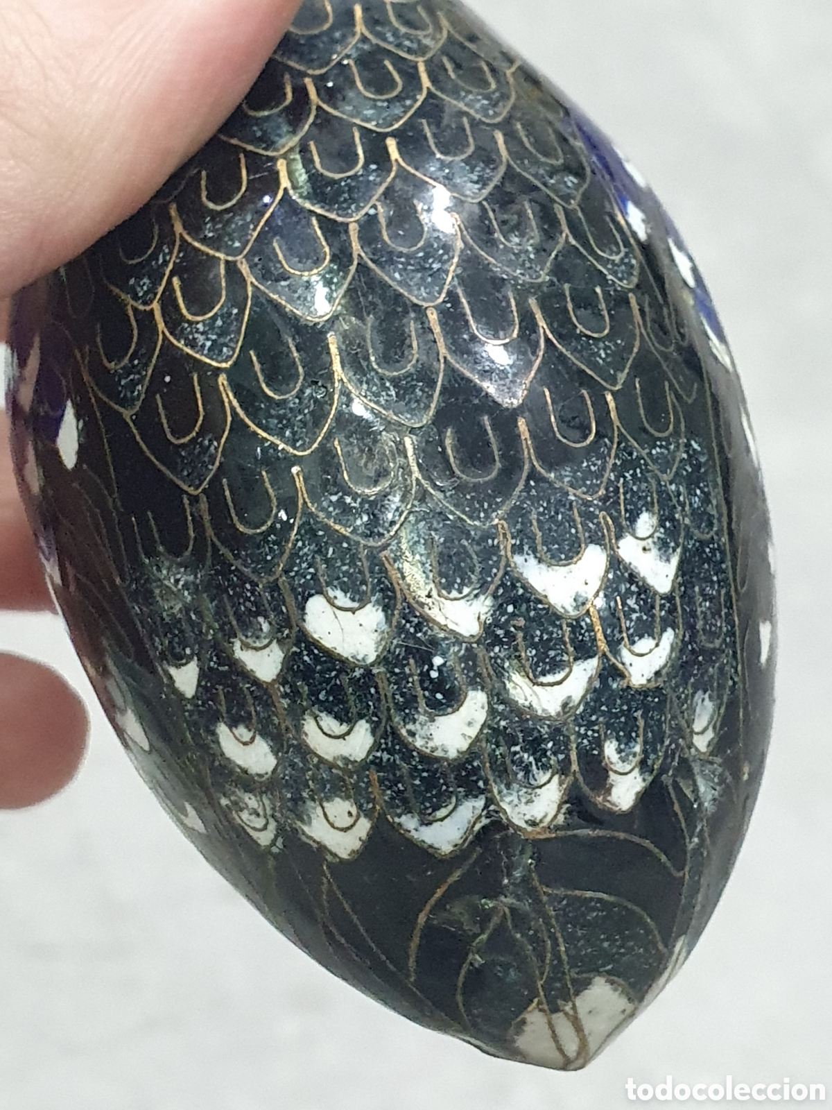 Antig&uuml;edades: Pato en Cloisonn&eacute;. (L91) - Foto 4