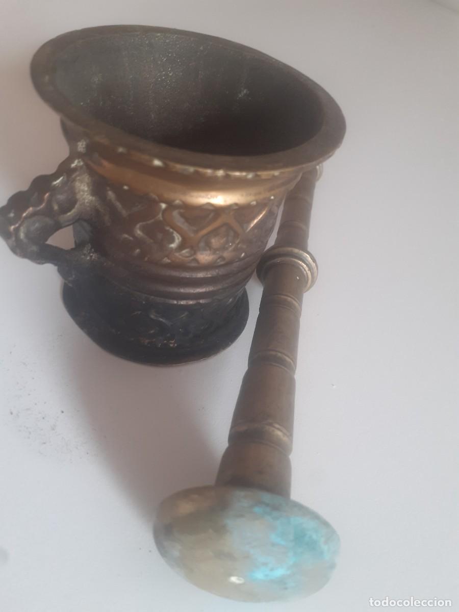 Antig&uuml;edades: Almirez, mortero en bronce - Foto 1