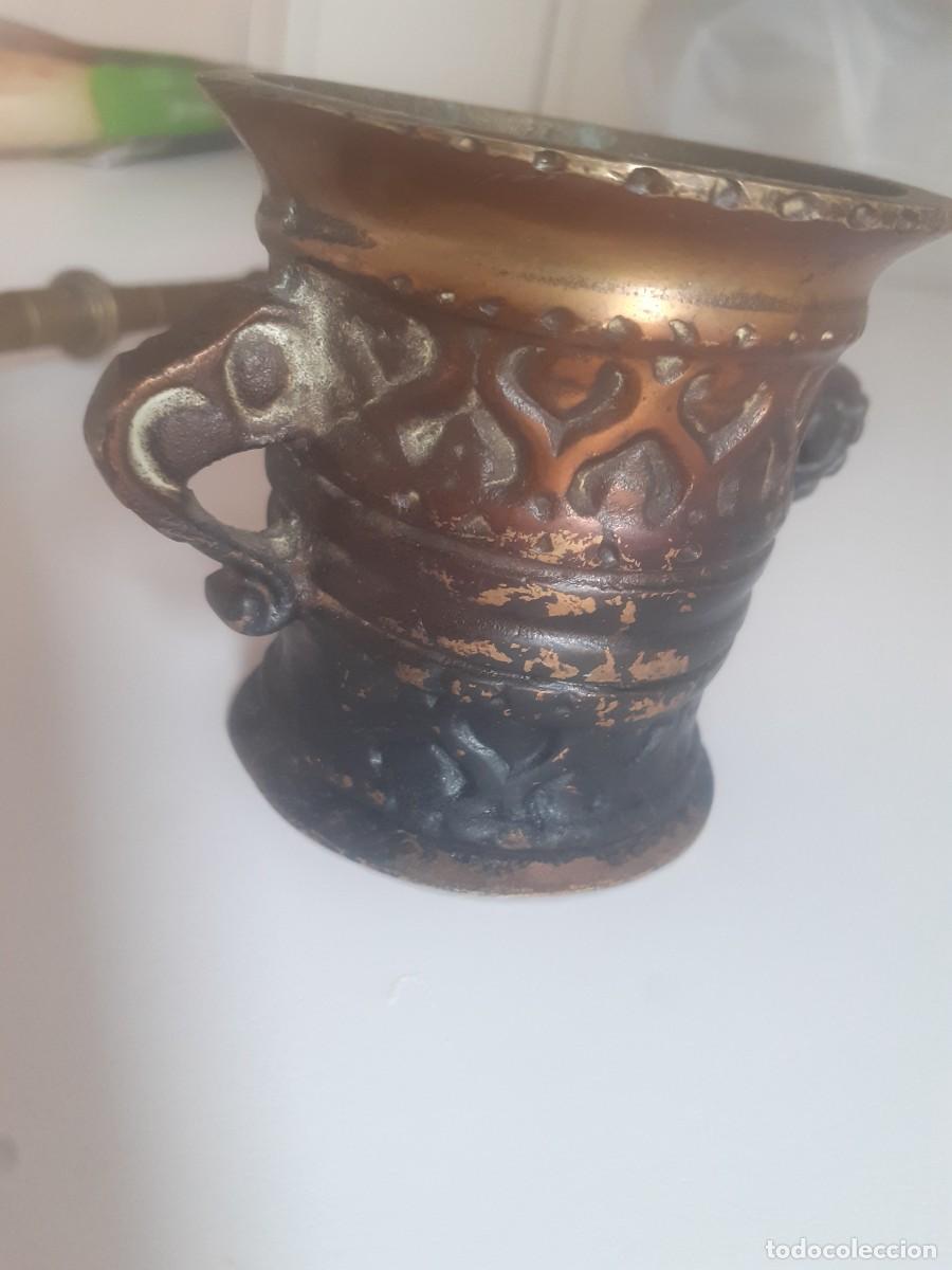 Antig&uuml;edades: Almirez, mortero en bronce - Foto 3