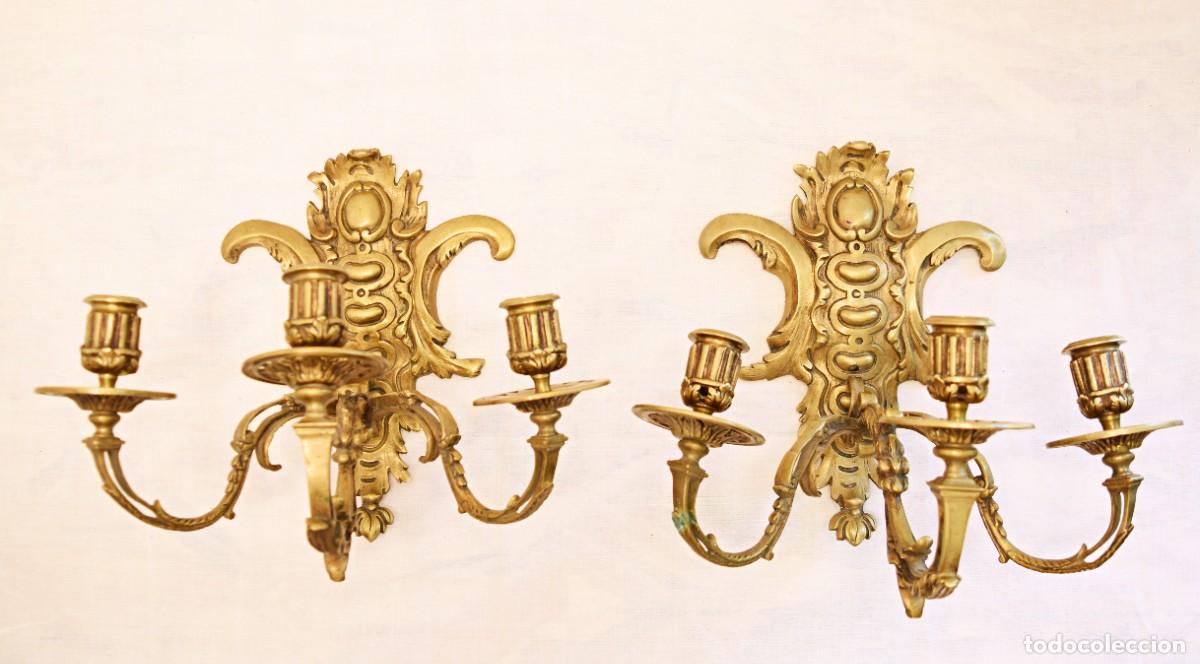 Antig&uuml;edades: Apliques de pared para velas - Foto 6