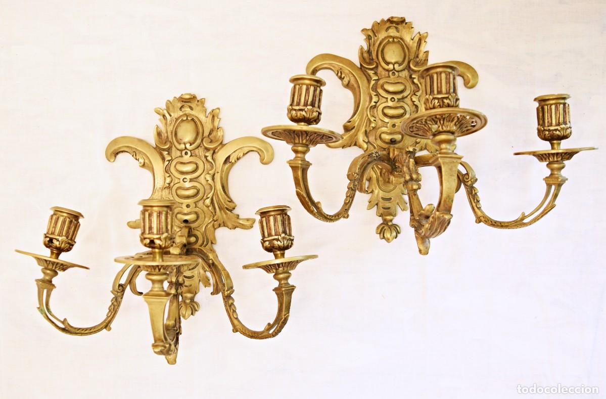 Antig&uuml;edades: Apliques de pared para velas - Foto 9