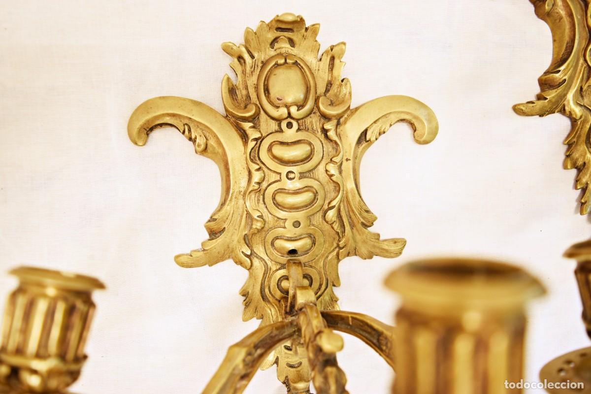 Antig&uuml;edades: Apliques de pared para velas - Foto 11