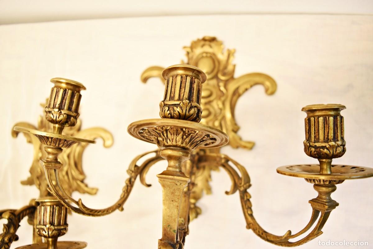 Antig&uuml;edades: Apliques de pared para velas - Foto 12
