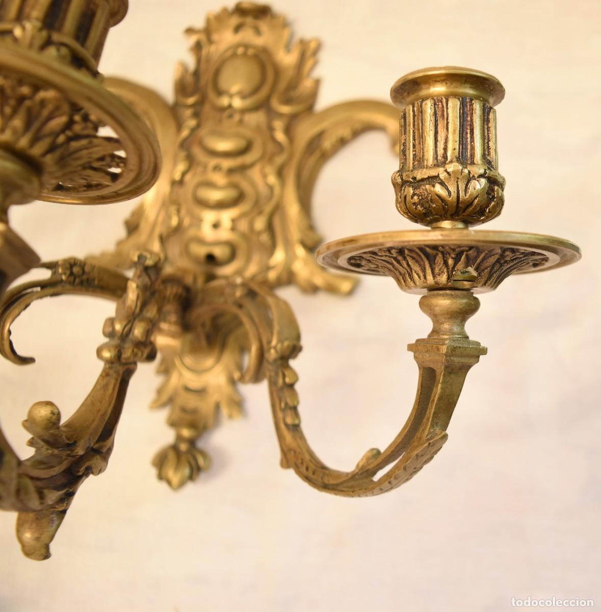 Antig&uuml;edades: Apliques de pared para velas - Foto 13