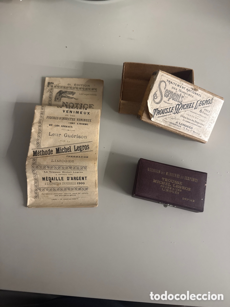 Antig&uuml;edades: Tratamiento picaduras de serpiente - Foto 1