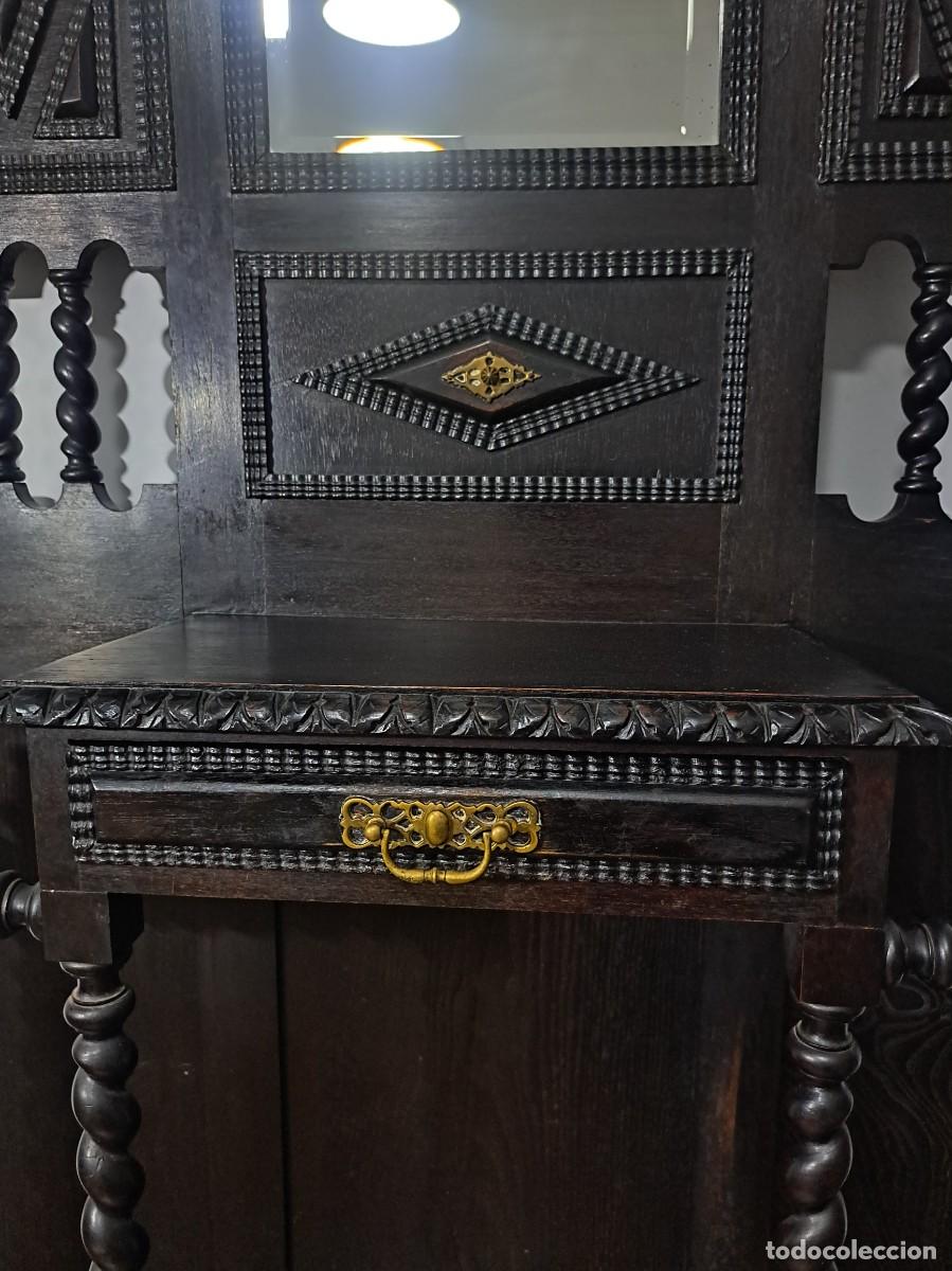Antig&uuml;edades: Perchero de PALO SANTO - SIGLO XIX - Foto 6