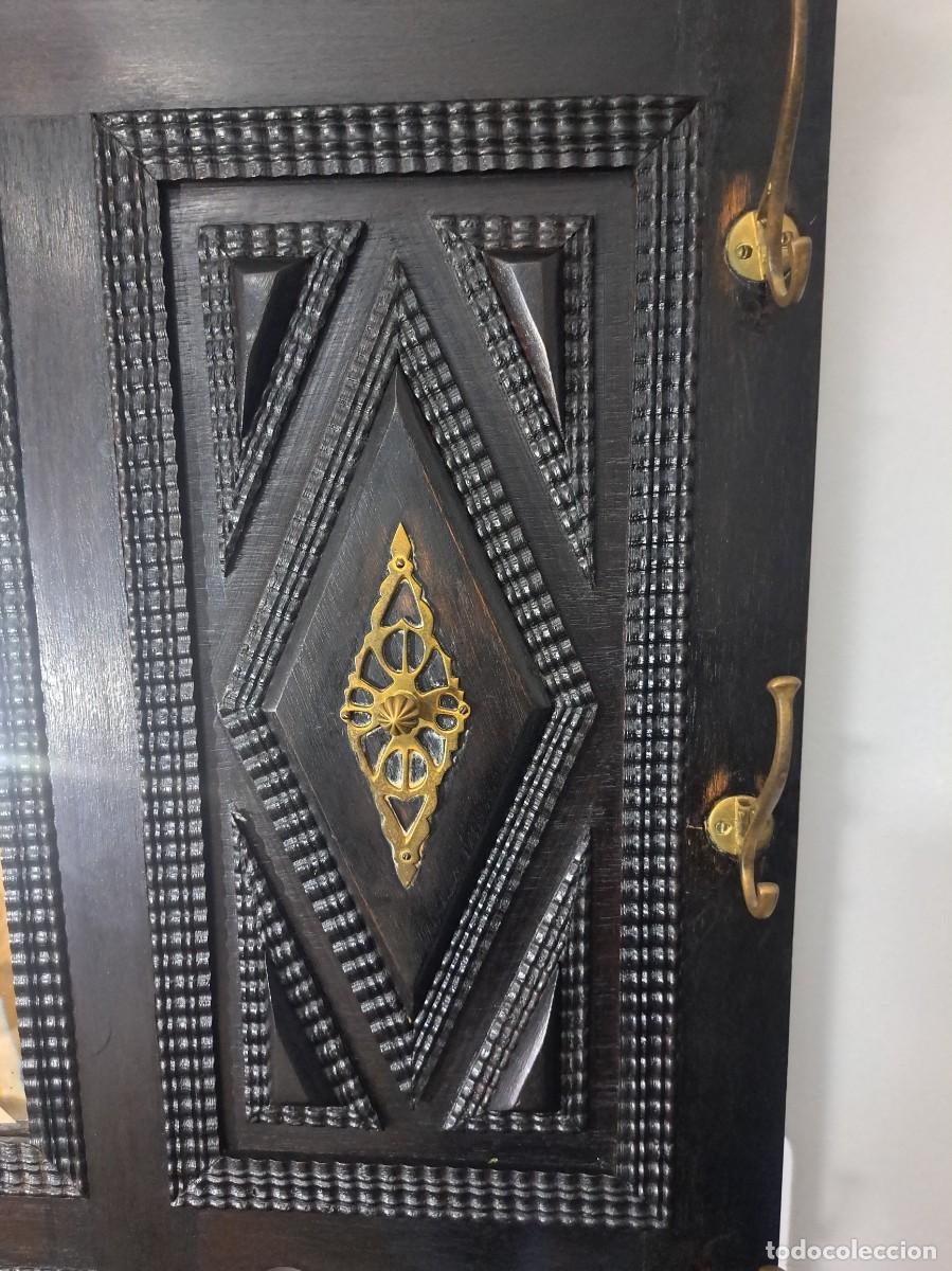 Antig&uuml;edades: Perchero de PALO SANTO - SIGLO XIX - Foto 7