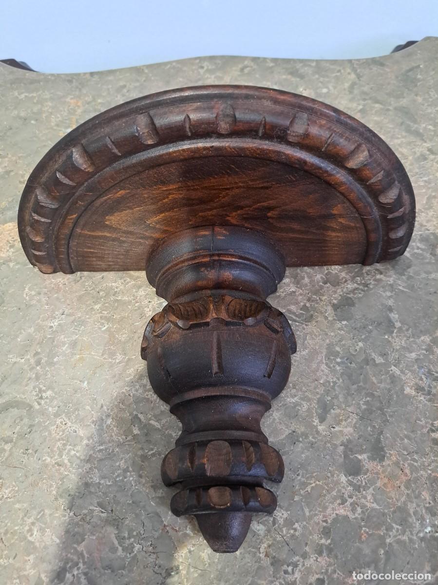 Antig&uuml;edades: M&Eacute;NSULA ANTIGUA DE MADERA - Foto 1