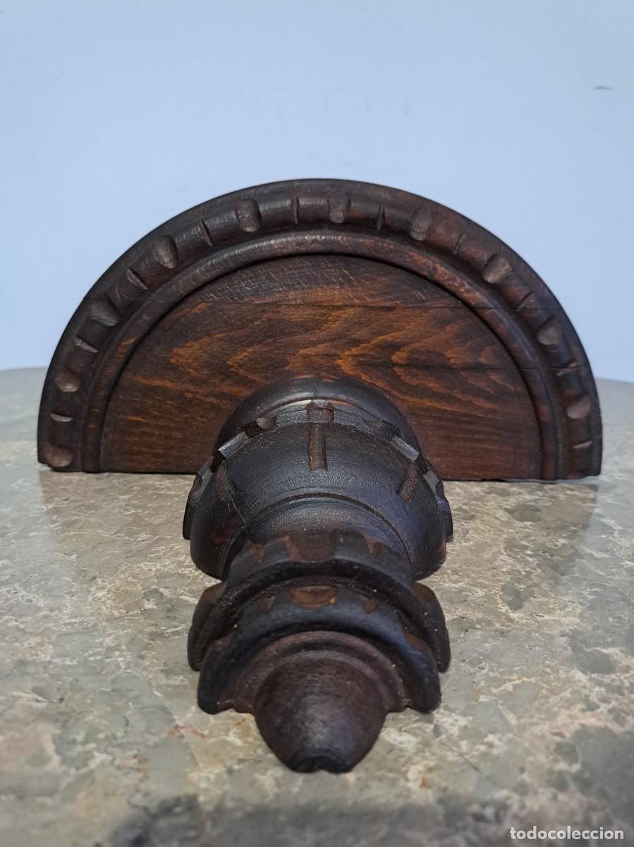Antig&uuml;edades: M&Eacute;NSULA ANTIGUA DE MADERA - Foto 2