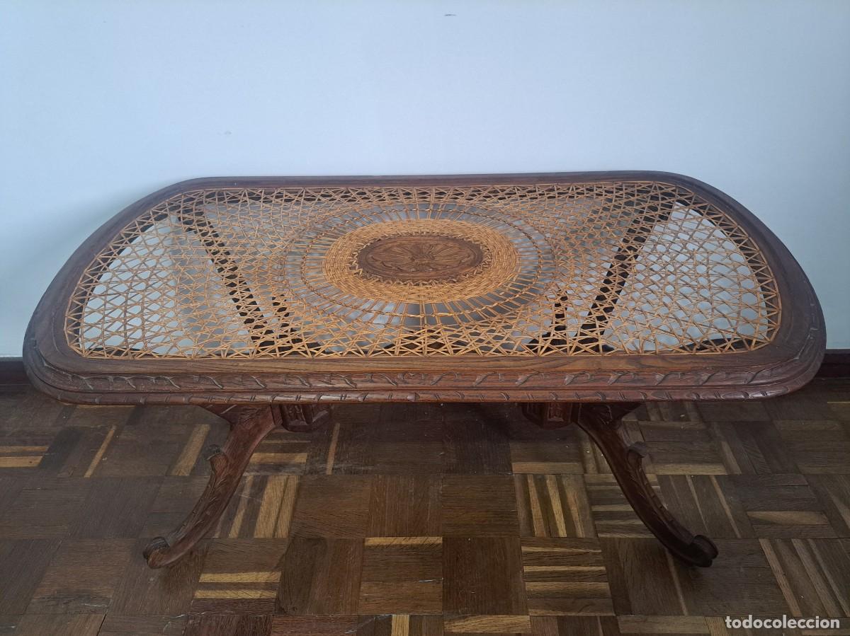 Antig&uuml;edades: MESA AUXILIAR ANTIGUA DE MADERA - Foto 1