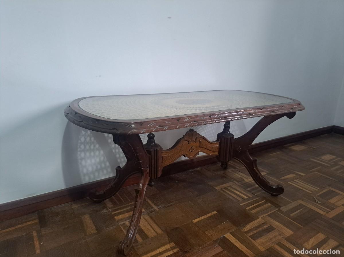 Antig&uuml;edades: MESA AUXILIAR ANTIGUA DE MADERA - Foto 2