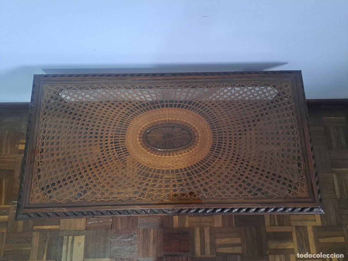 Antig&uuml;edades: MESA AUXILIAR ANTIGUA DE MADERA - Foto 2