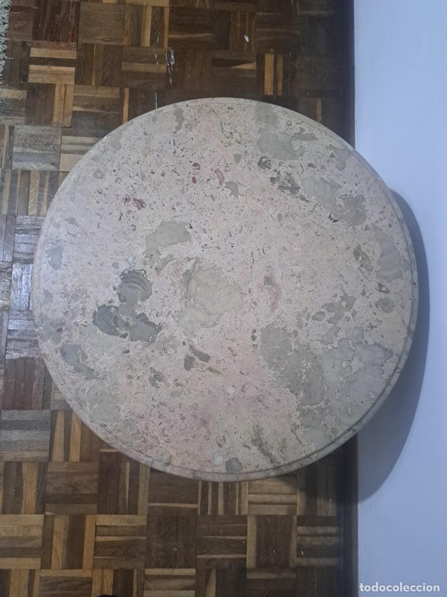Antig&uuml;edades: MESA IMPERIO - MADERA, M&Aacute;RMOL Y BRONCE - Foto 4